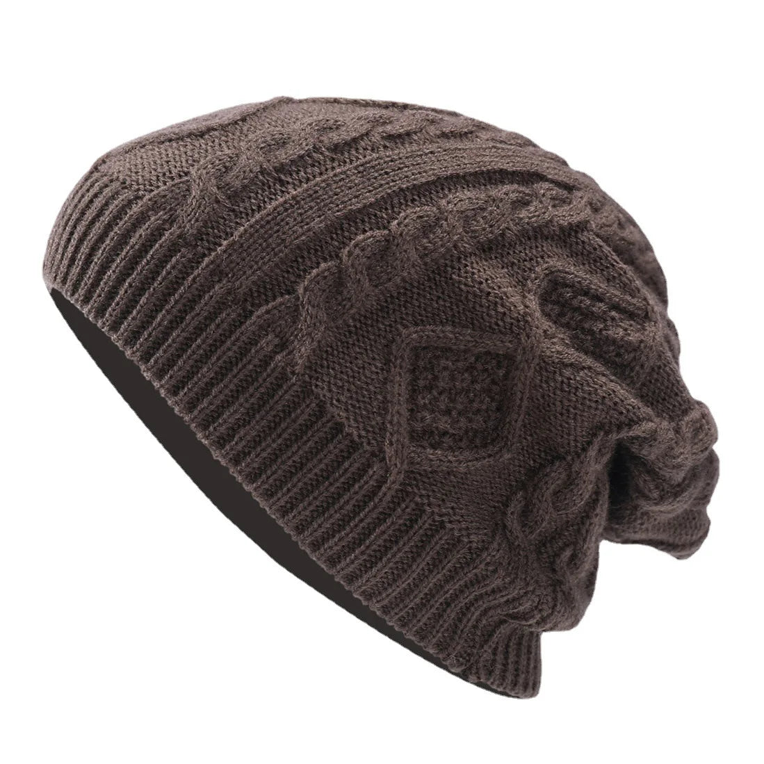 New Cool Women Warm Soft Beanies Hat Cap Lady Apring Autumn Winter Solid Geometric Knitted Casual Bone Cap Hat For Women