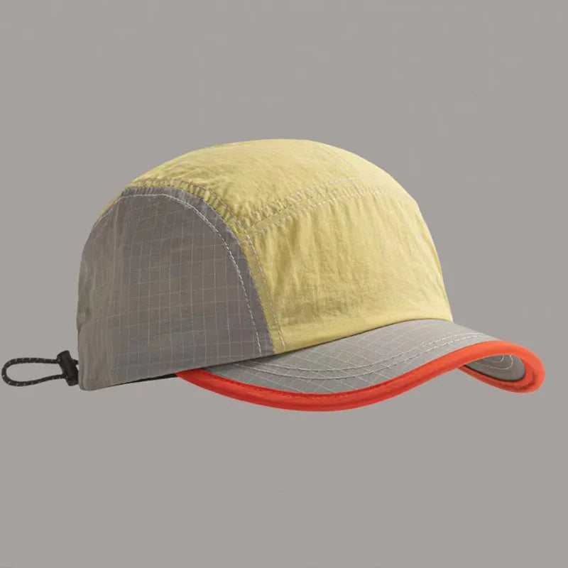 A Men'S Short-Brim Cap, New Summer Style, Breathable And Quick-Drying Baseball Hat, Lightweight Soft-Top Duckbill Cap for Women