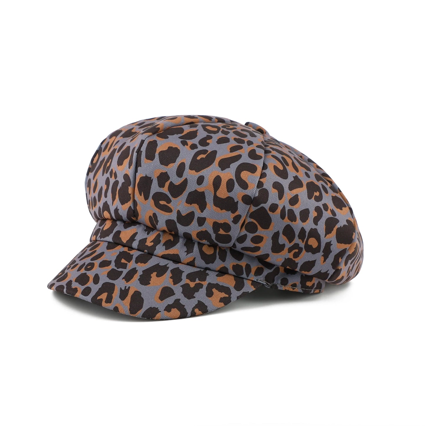 Newsboy Caps Women Leopard Zebra Print Beret Hat Spring Summer Vintage Ladies Cosplay Fashion Retro Hip Hop Casual Painter Cap