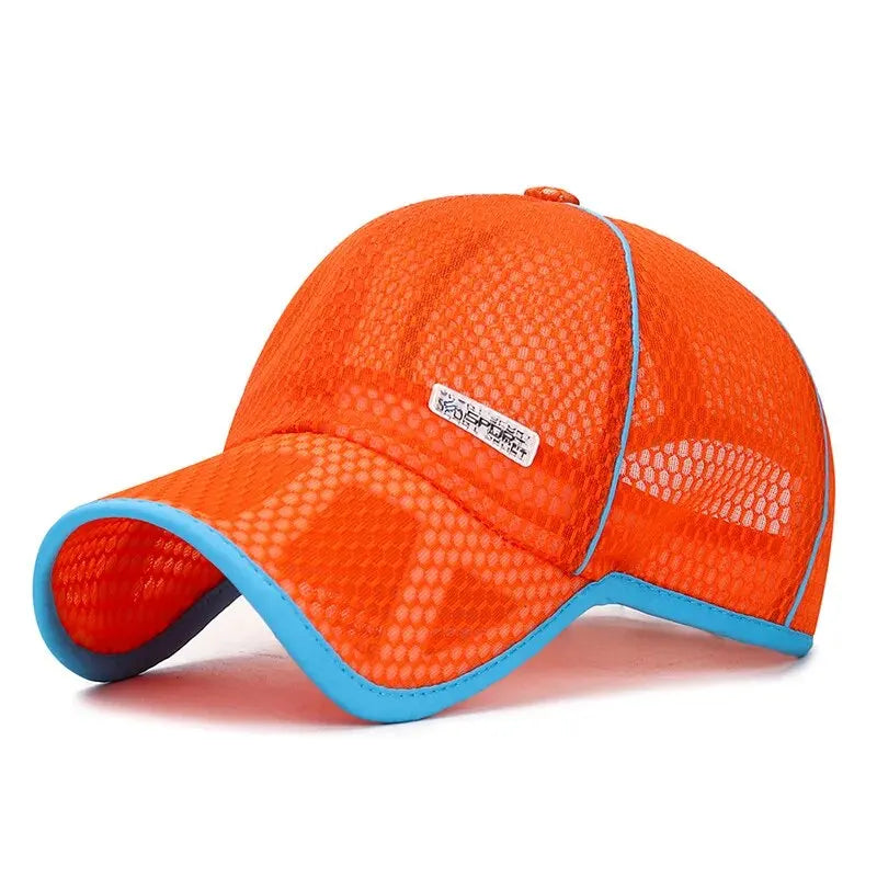 Kids Mesh Baseball Cap – Breathable Summer Sun Hat for Boys & Girls Outdoor Sports