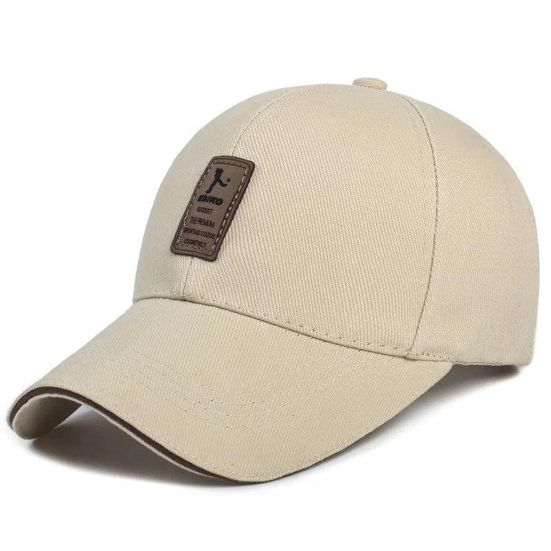 Structured Baseball Caps for Women Men Solid Snapback Label Stick Sunhat Outdoor Breathable Hip Hop Baseball Hat Trucker Dad Cap
