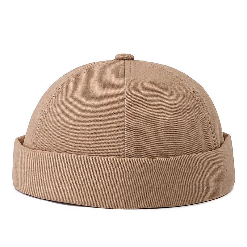 Hot Sale Unisex Solid Color Landlord Hats Men Women Street Hip-hop Hats Fashion Dome Hat Caps