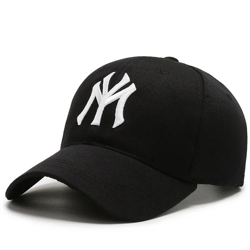 Fashion Letters MY Embroidery Baseball Cap For Women Men Cotton Unisex-Teens Snapback Flat Bill Hip Hop Tide Hats Visors Sun Hat