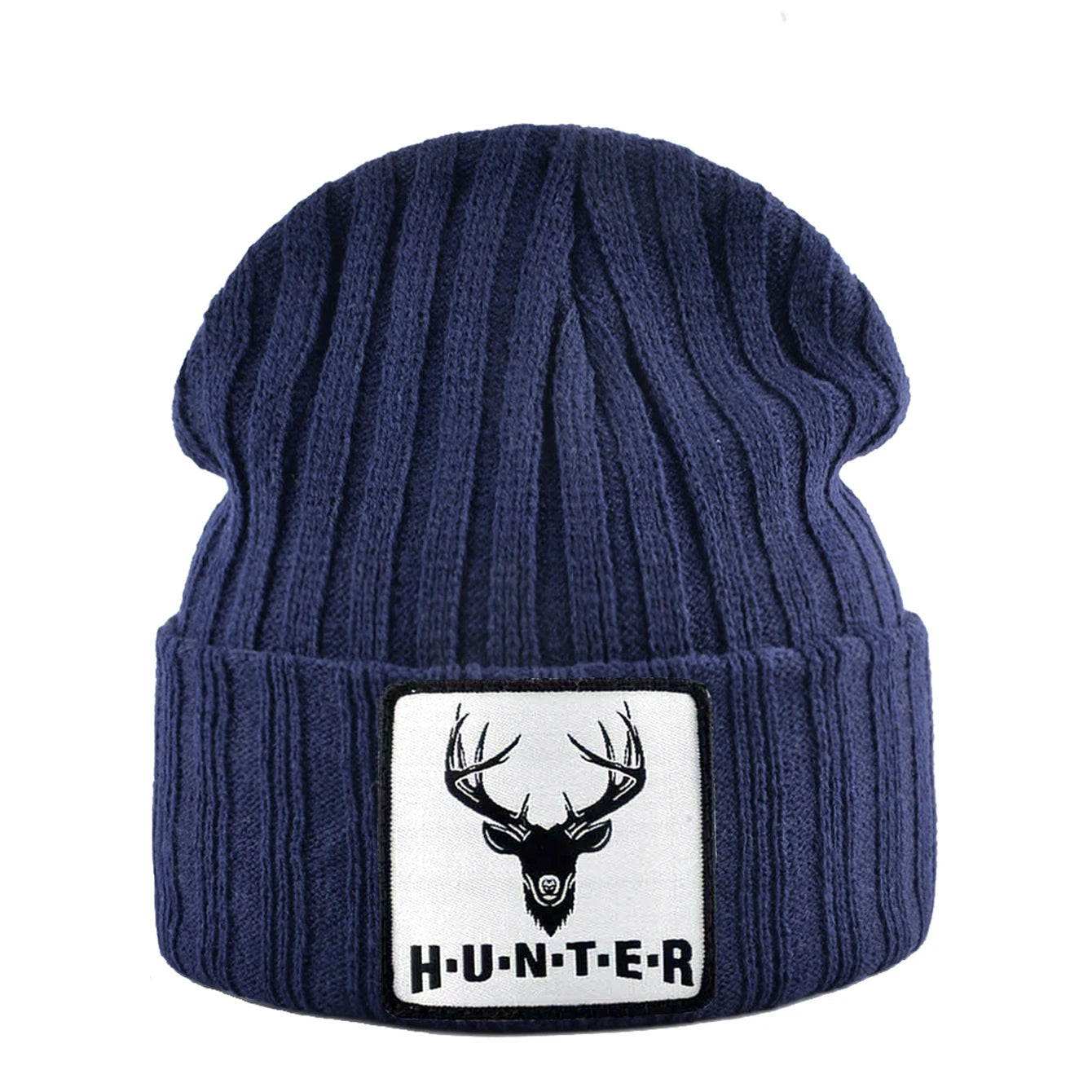 Knitted Skullies Beanie With Animals Patch Men Women Outdoor Casual Sport Hats Autumn Winter Solid Color Hip Hop Beanies