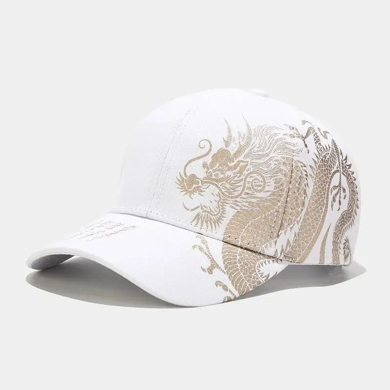 Unisex Dragon Embroidery Baseball Cap – Streetwear Hip Hop Skate Hat