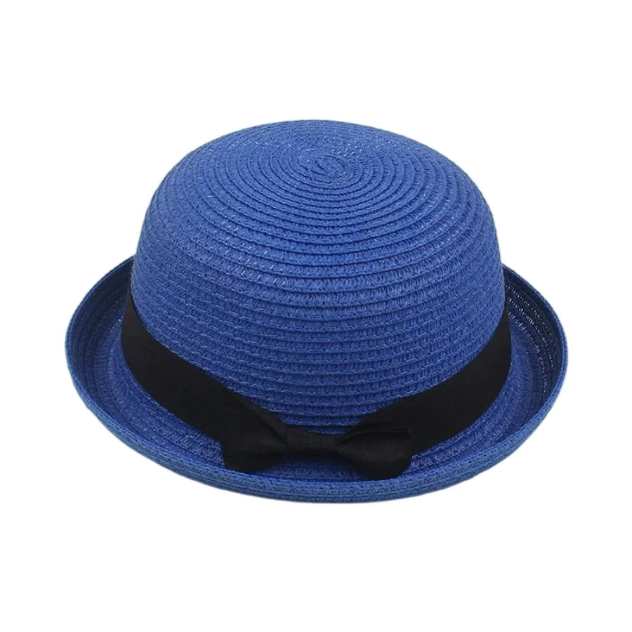 Korean Summer Men's and Women's Top Hats Straw Hats Sunshade Sunscreen Hats Beach Vacation Travel Hat