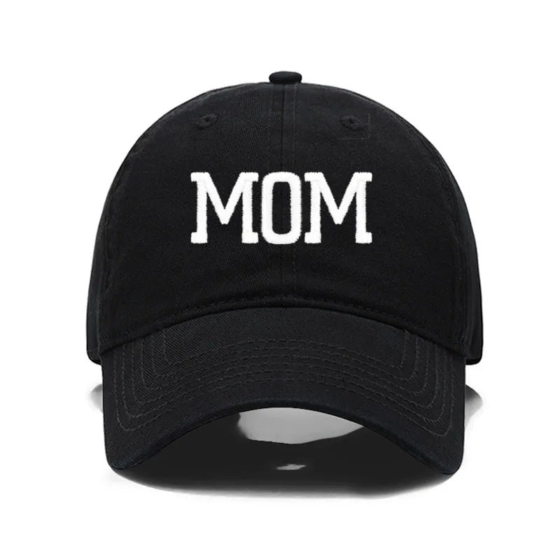 DAD MOM Embroidery Baseball Cap Fashion Women Men Hat Sport Visors Snapback Cap Sun Hat Breathable Outdoor Caps