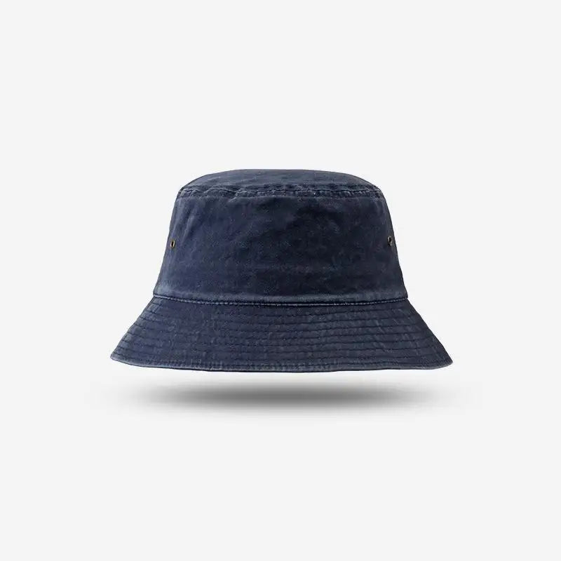 COKK Bucket Hat Women Summer Autumn Washed Cotton Breathable Fisherman Cap Solid Color Sunscreen Sunshade Casual Cap Gorro Retro