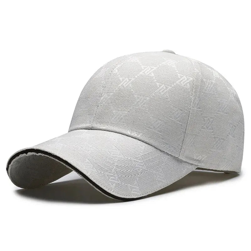 Unisex Distressed Baseball Cap Casual Sun Protection Hat Three-Line Design