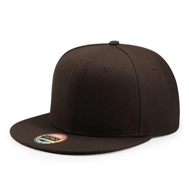 Unisex Cap Plain Snapback Hat High Quality Adult Hip Hop Baseball Cap Men Women Outdoor Leisure Baseball Hat