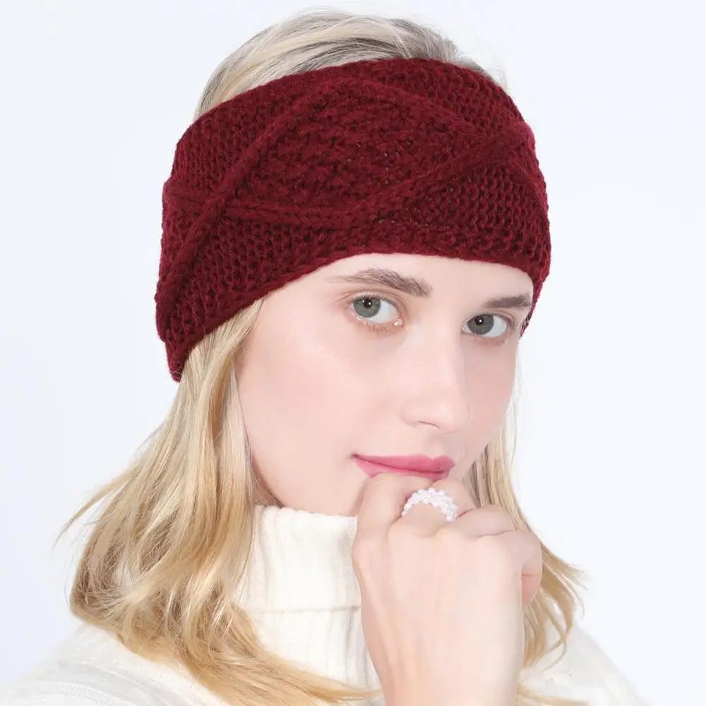 women autumn winter Ponytail Beanie hat female Stretch Crochet knitted hat lady arylic geometry pattern winter hat