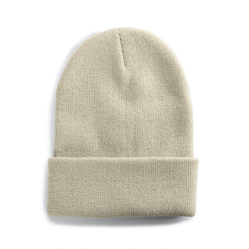 New Unisex Multicolor Autumn & Winter Beanie Hat Men Women Basic Daily Beanie Soft Knitted Hat All-match Streetwear Cap