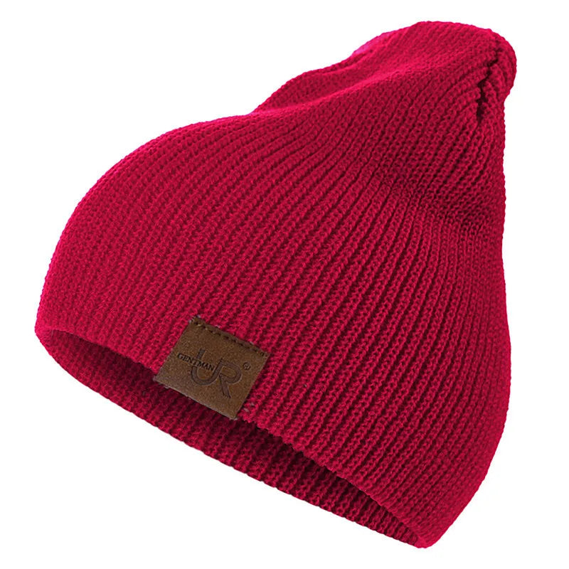 Unisex Beanie Hat URGENTMAN Brand Casual Winter Hats For Men Women Fashion Knitted Hat Solid Hip-hop Beanie Hat Unisex Cap
