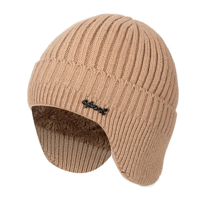 Hot Sale Ear Protection Winter Hats Stylish Soft Beanie Hat For Men Women Classic Knit Earflap Hat Warm Cap With Ears