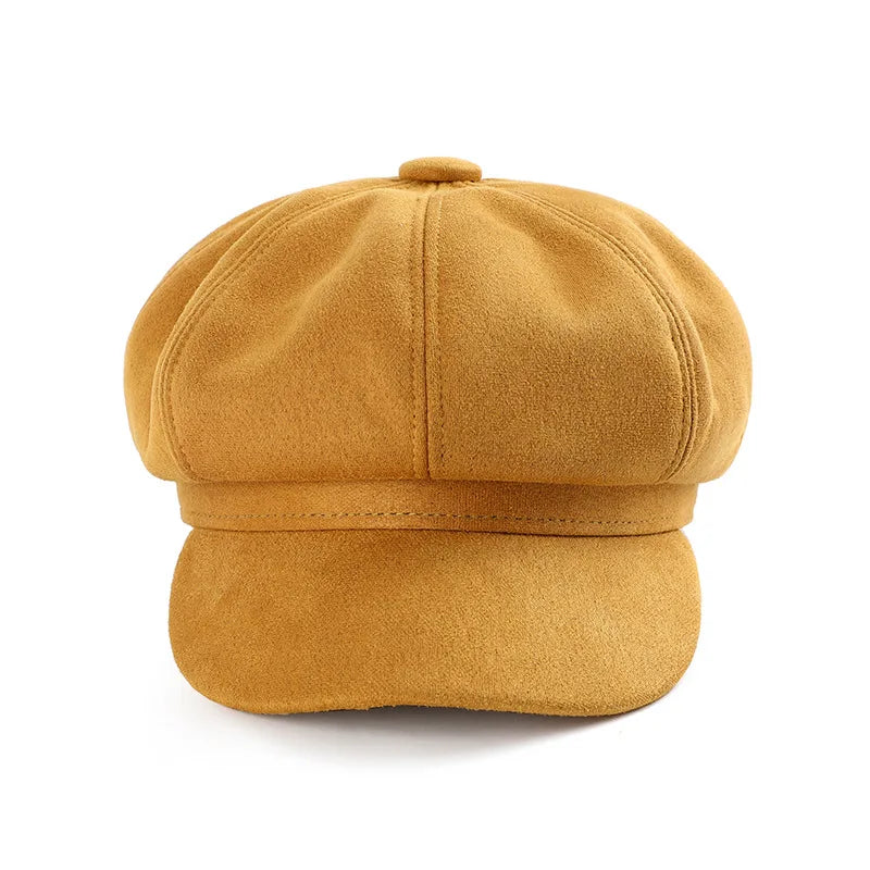New Women Warm Solid Berets For Women Outdoor Adjustable Female Autumn Winter Casual Lady Cap Hat