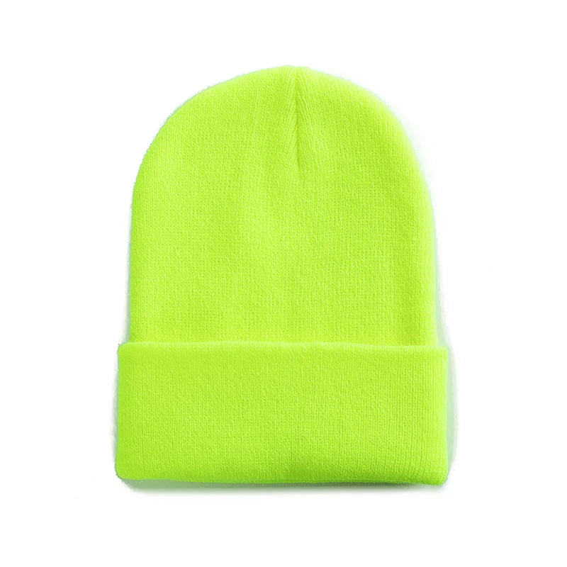 New Unisex Multicolor Autumn & Winter Beanie Hat Men Basic Daily Beanie Women Soft Knitted Hat Elegant All-match Streetwear Cap