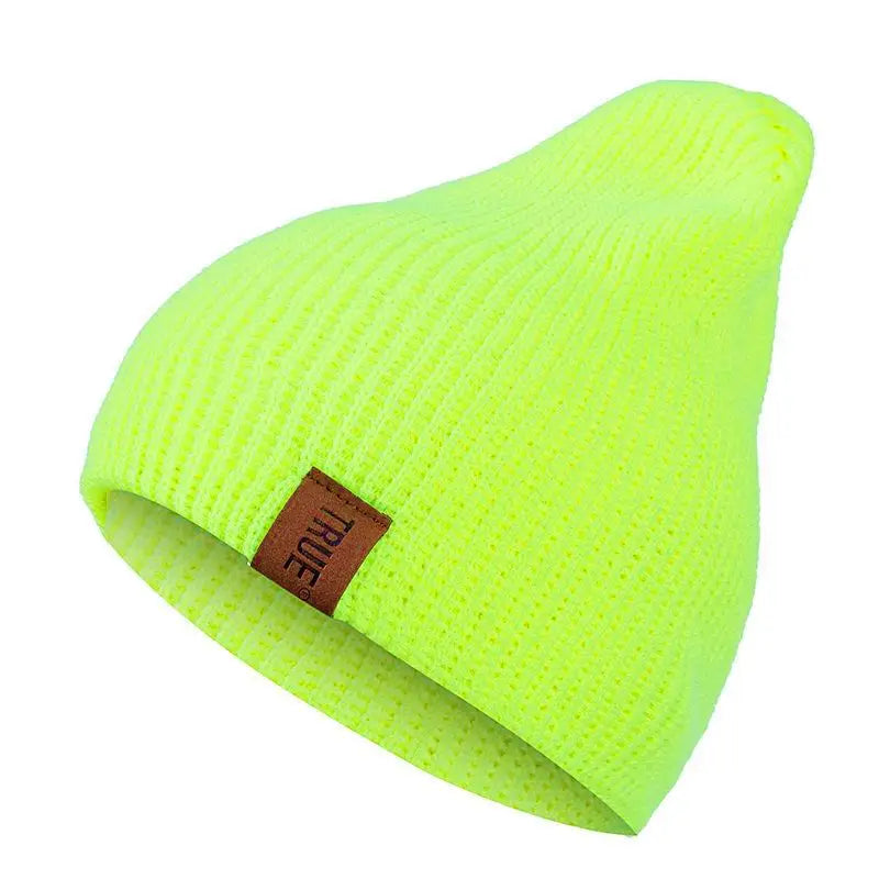 Hot Sale Unisex Casual Beanie Hat Men Women Basic Knitted Winter Hat Streetwear Beanie Cap