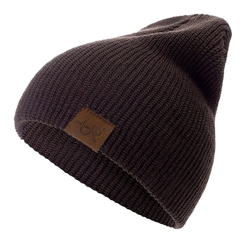 Unisex Beanie Hat URGENTMAN Brand Casual Winter Hats For Men Women Fashion Knitted Hat Solid Hip-hop Beanie Hat Unisex Cap