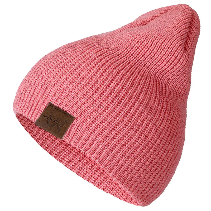 Unisex Beanie Hat URGENTMAN Brand Casual Winter Hats For Men Women Fashion Knitted Hat Solid Hip-hop Beanie Hat Unisex Cap