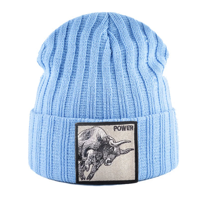 Fashion Skullcap Men Outdoor Streetwear Skullies Beanies Women Knitted Hip Hop Hat Boys Girls Kpop Bonnet Cap Black Knit Beanie