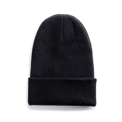 New Unisex Multicolor Autumn & Winter Beanie Hat Men Women Basic Daily Beanie Soft Knitted Hat All-match Streetwear Cap