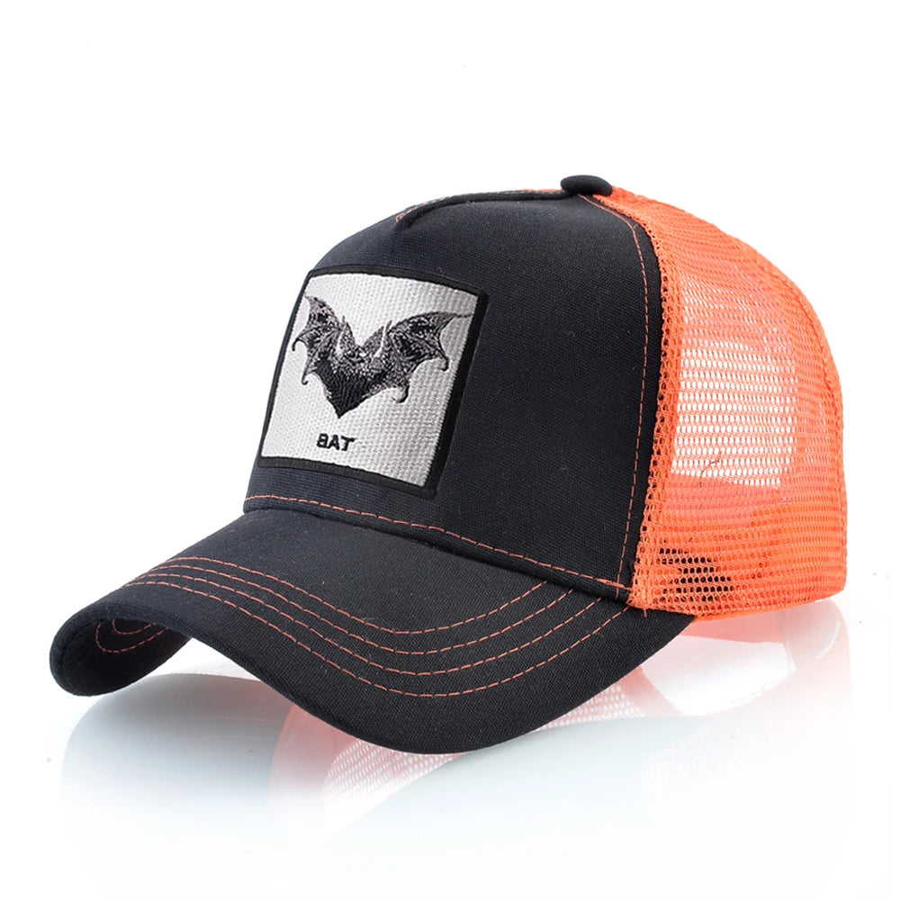 Baseball Cap With Bat Embroidery Four Seasons Snapback Trucker Caps Men Women Fashion Hip Hop Baseball Hat Outdoor Visor Caps