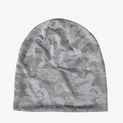 COKK Beanie Men Women Thin Hat Camouflage Mesh Breathable Elastic Soft Running Sports Outdoor Bonnet Cap New 2022 Hot