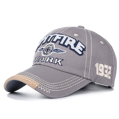 New Unisex Cap Letter Embroidery Cotton Baseball Cap Casual Outdoor Adjustable Cap For Women Men Fashion Street Hat