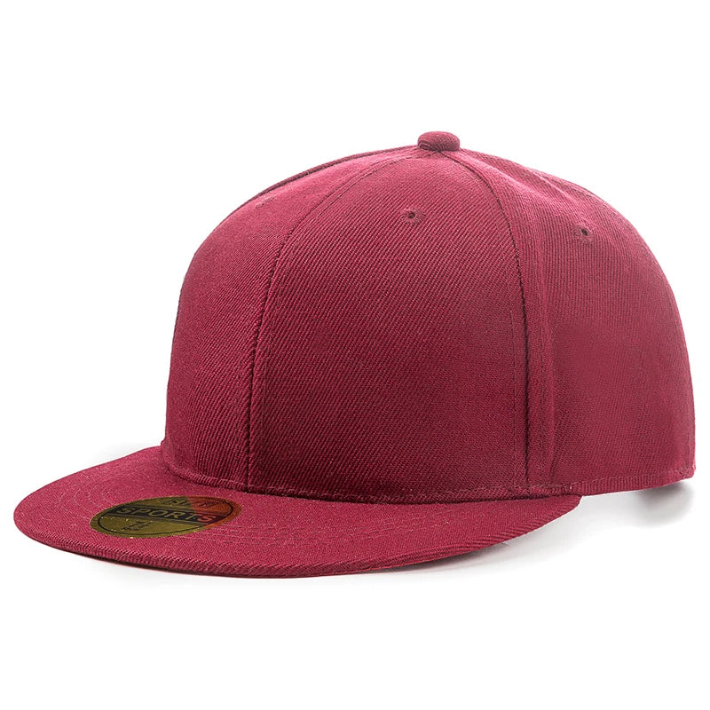 Unisex Cap Plain Snapback Hat High Quality Adult Hip Hop Baseball Cap Men Women Outdoor Leisure Baseball Hat