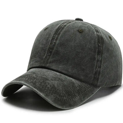 COKK Washed Cotton Adjustable Solid Color Baseball Cap Women Men Unisex Couple Cap Fashion Dad Hat Snapback Cap High Quality