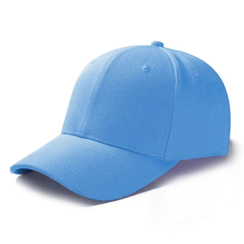 Unisex Cap Casual Plain Baseball Cap Adjustable Snapback Hats For Women Men Hip Hop Cap Street Dad Hat