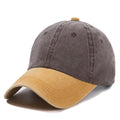 Hot Sale Unisex Cap Two-color Stitching Washed Cotton Baseball Cap Men & Women Casual Adjustable Outdoor Hats