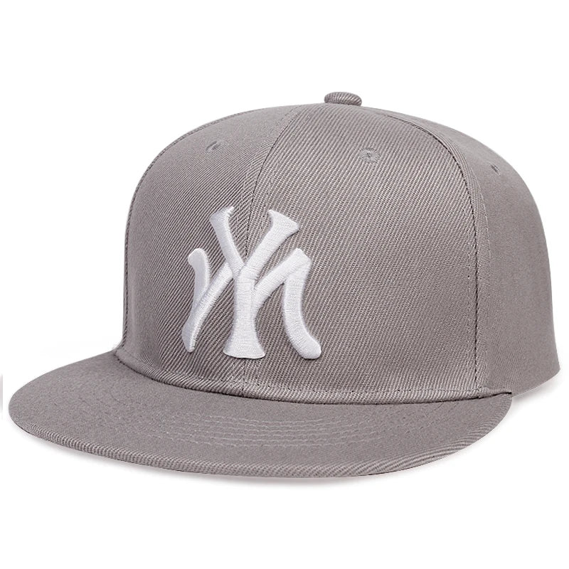 Letter Embroidery Baseball Cap Hip Hop Outdoor Snapback Caps Adjustable Flat Hats Outdoor Sun Hat