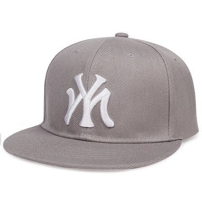 Letter Embroidery Baseball Cap Hip Hop Outdoor Snapback Caps Adjustable Flat Hats Outdoor Sun Hat