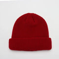 Hats For Women Black Beanie Knitted Hat Winter Men's Hats Women Beanies For Ladies Skullcap Solid Cap Retro Brimless Baggy