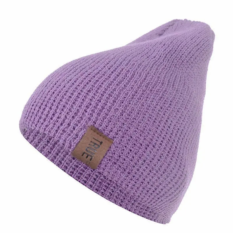 Hot Sale Unisex Casual Beanie Hat Men Women Basic Knitted Winter Hat Streetwear Beanie Cap