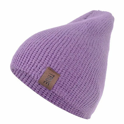 Hot Sale Unisex Casual Beanie Hat Men Women Basic Knitted Winter Hat Streetwear Beanie Cap