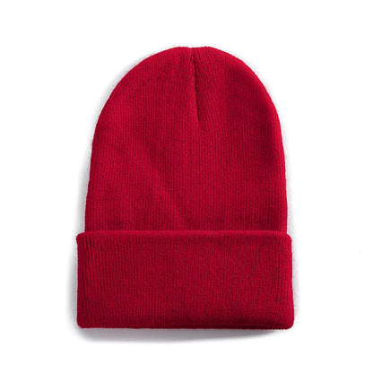 New Unisex Multicolor Autumn & Winter Beanie Hat Men Basic Daily Beanie Women Soft Knitted Hat Elegant All-match Streetwear Cap