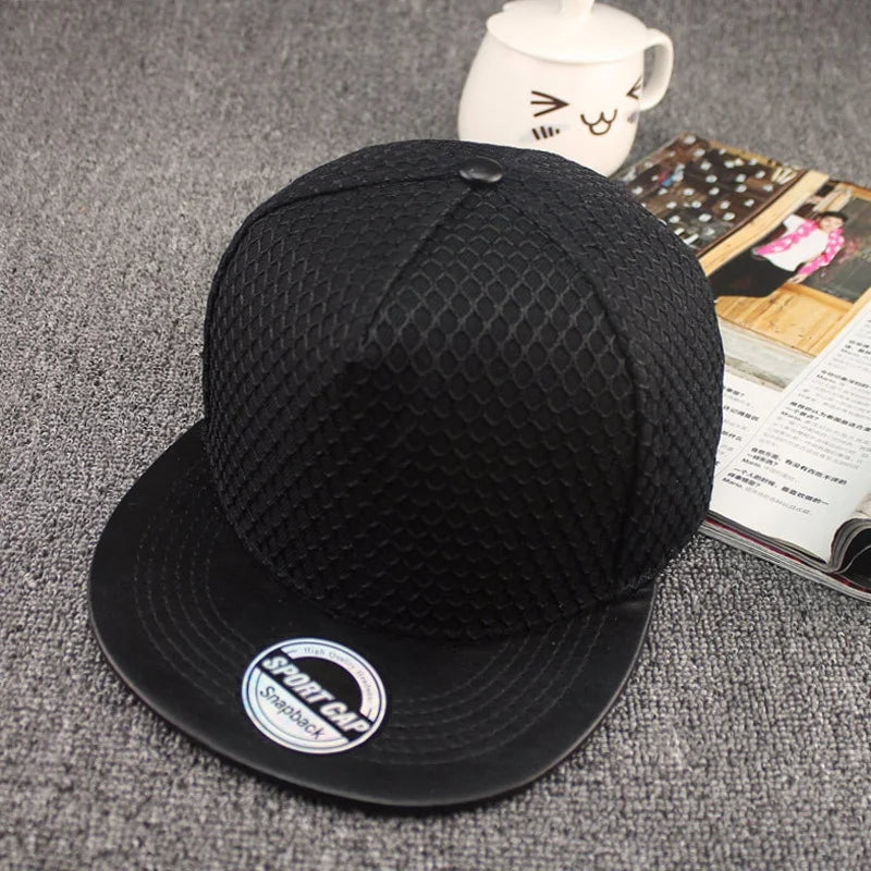 5 Colors New Hot Sale Plastic Triangle Baseball Cap Hat Hip Hop Cap Flat-brimmed Hat Snapback Cap Hats for Men and Women