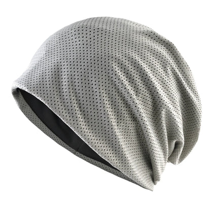 Breathable Beanies Spring Outdoor Casual Skullies Beanies Women Summer Mesh Thin Bonnet Gorras Solid Color Fashion Soft Hat Men
