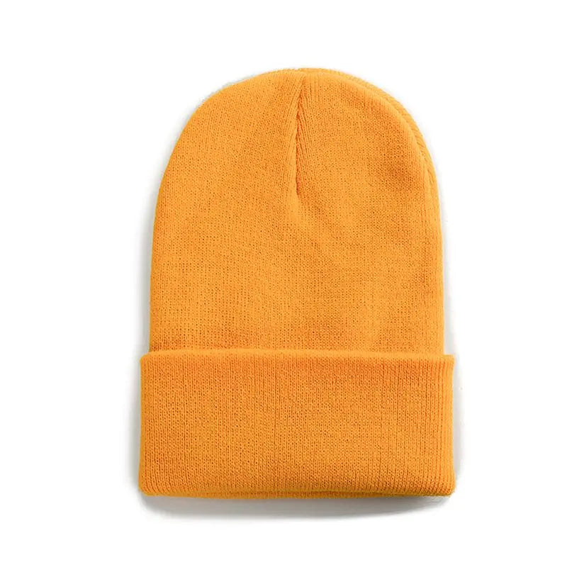 New Unisex Multicolor Autumn & Winter Beanie Hat Men Women Basic Daily Beanie Soft Knitted Hat All-match Streetwear Cap