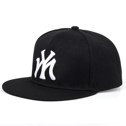 Letter Embroidery Baseball Cap Hip Hop Outdoor Snapback Caps Adjustable Flat Hats Outdoor Sun Hat