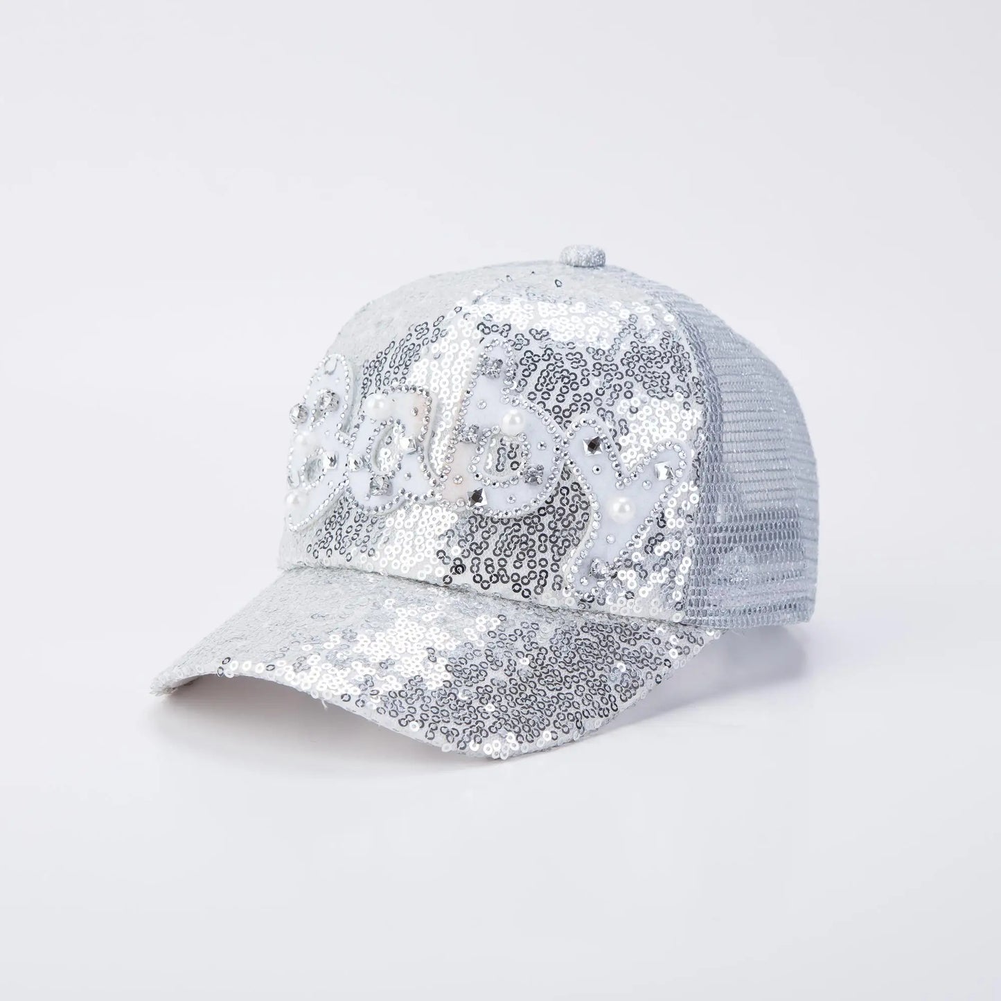 COKK Children Snapback Bone Sequins Mesh Baseball Cap Kids Baby Hats For Girls Boys 2-8 Years Hip Hop Child Cap Summer Sun Vsor
