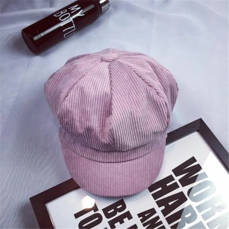 COKK Newsboy Cap Beret Women Vintage Painter Winter Hats For Women Octagonal Caps Female Bone Male New