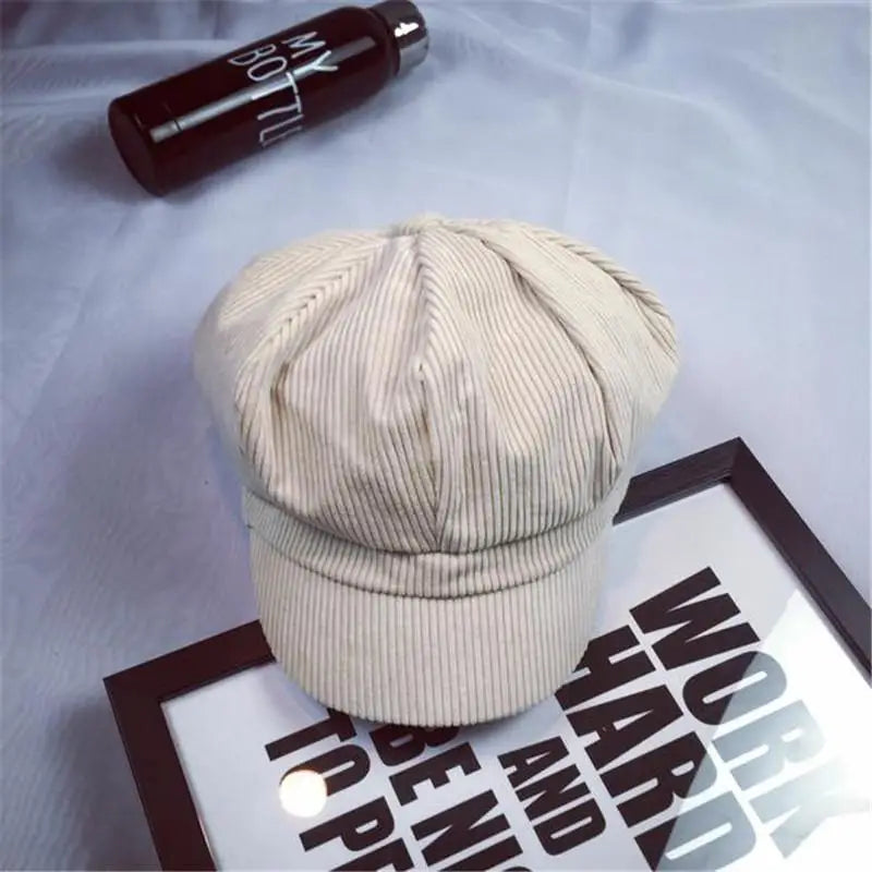 COKK Newsboy Cap Beret Women Vintage Painter Winter Hats For Women Octagonal Caps Female Bone Male New