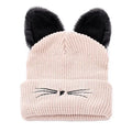 Hot Sale Cute Cat Ear Women Beanie Hat Warm Winter Hats For Women