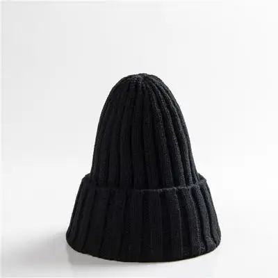 Winter Hat Female Unisex Cotton Blends Solid Warm Soft HIP HOP Knitted Hats Men Caps Women Skullies Beanies Girl Wholesale