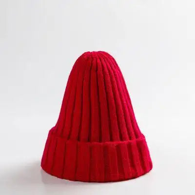 Winter Hat Female Unisex Cotton Blends Solid Warm Soft HIP HOP Knitted Hats Men Caps Women Skullies Beanies Girl Wholesale