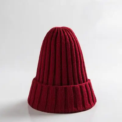 Winter Hat Female Unisex Cotton Blends Solid Warm Soft HIP HOP Knitted Hats Men Caps Women Skullies Beanies Girl Wholesale