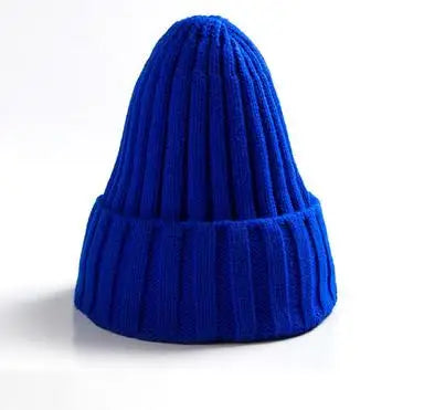 Winter Hat Female Unisex Cotton Blends Solid Warm Soft HIP HOP Knitted Hats Men Caps Women Skullies Beanies Girl Wholesale